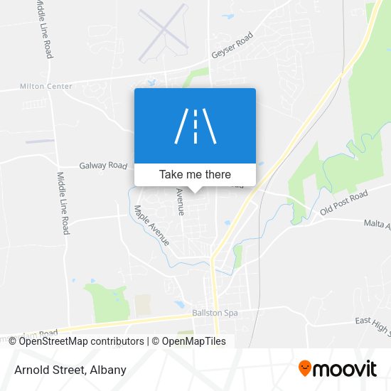 Mapa de Arnold Street