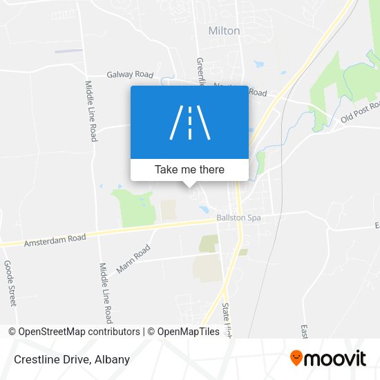 Mapa de Crestline Drive