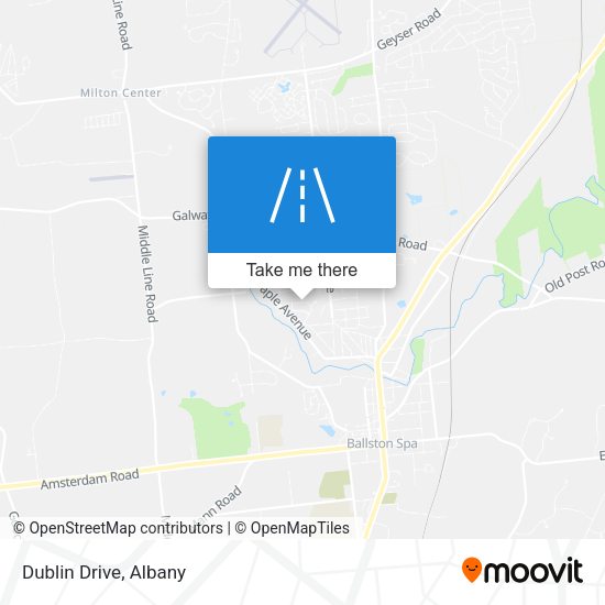 Mapa de Dublin Drive