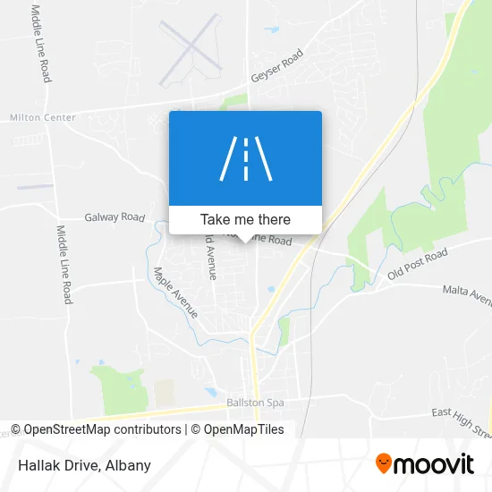 Hallak Drive map