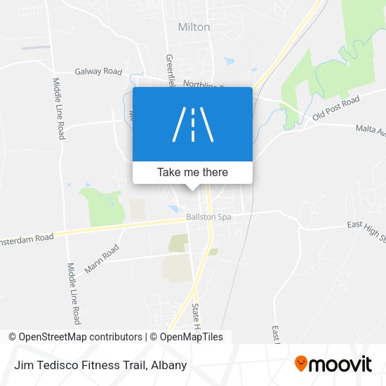 Jim Tedisco Fitness Trail map