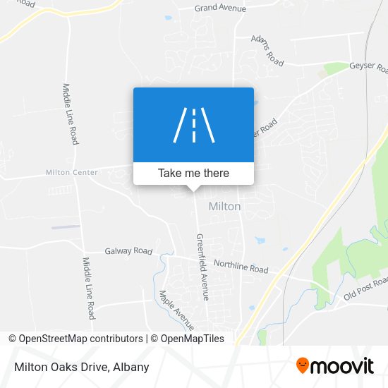 Mapa de Milton Oaks Drive