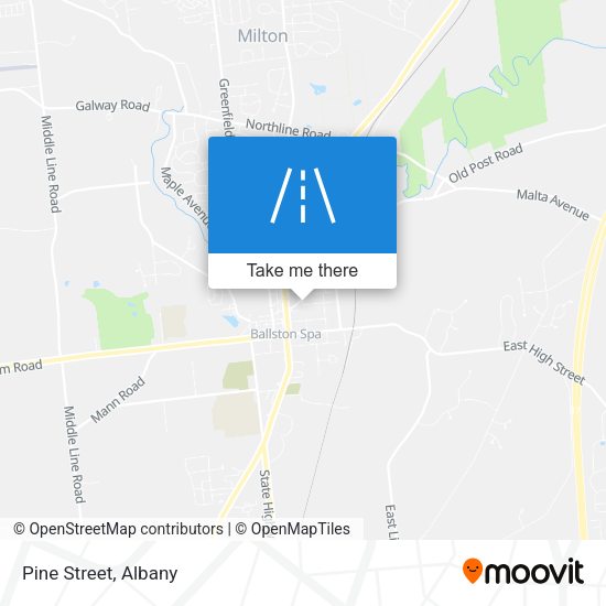 Mapa de Pine Street