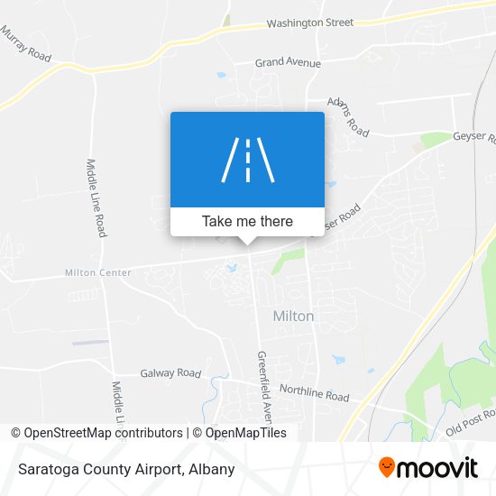 Saratoga County Airport map