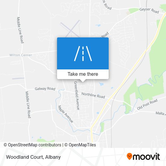 Mapa de Woodland Court