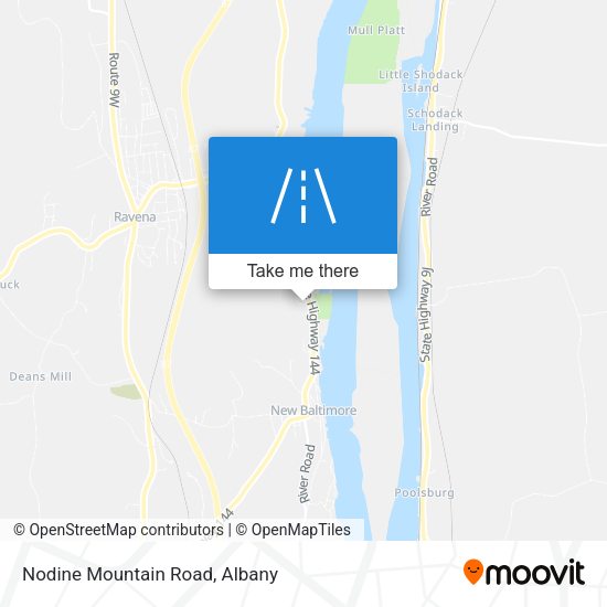 Mapa de Nodine Mountain Road