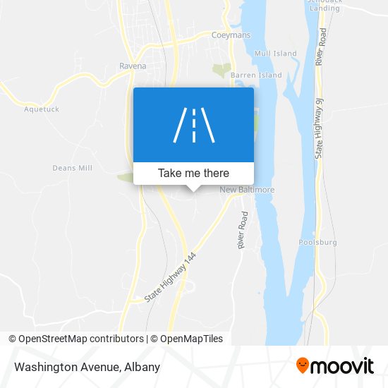 Washington Avenue map