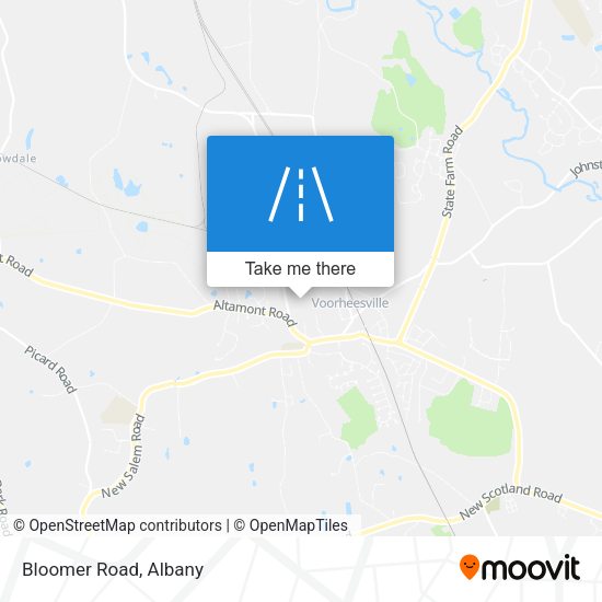 Mapa de Bloomer Road