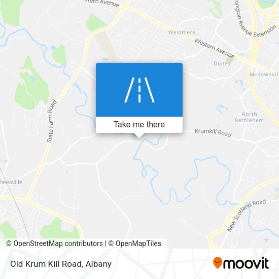 Mapa de Old Krum Kill Road
