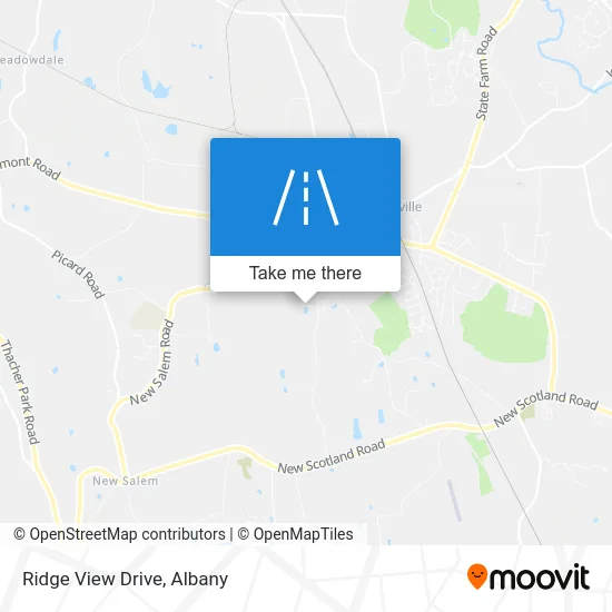 Ridge View Drive map