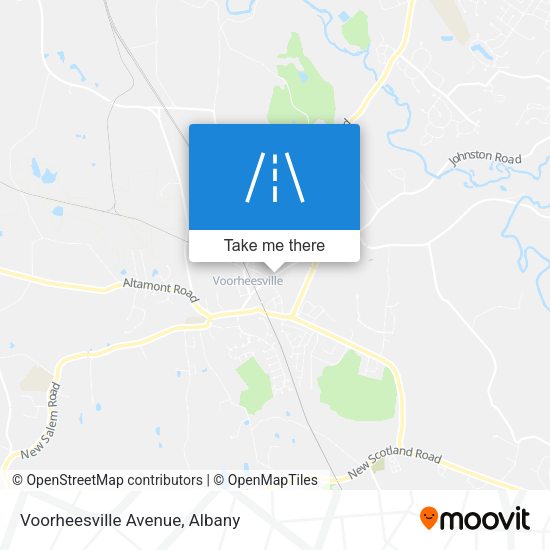 Voorheesville Avenue map