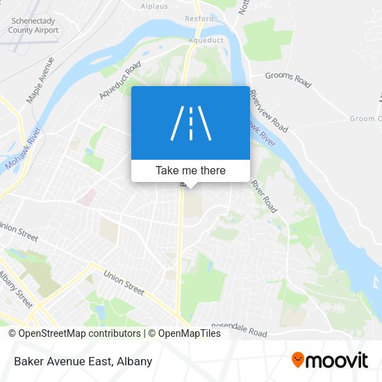 Mapa de Baker Avenue East