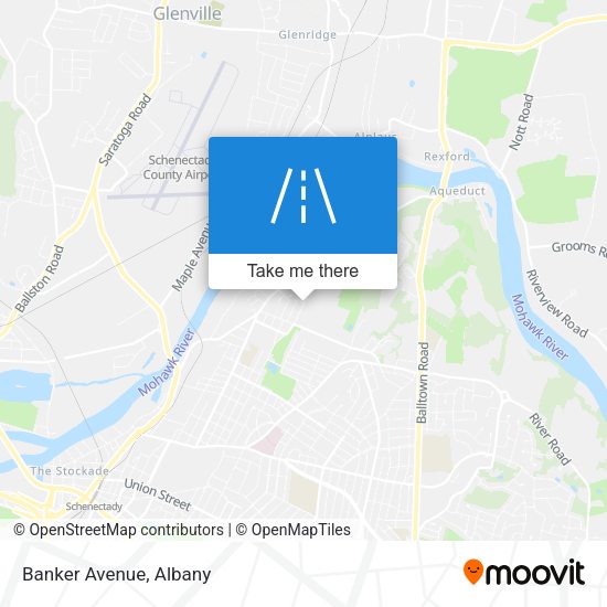 Mapa de Banker Avenue