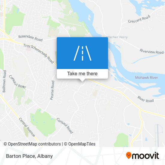Mapa de Barton Place