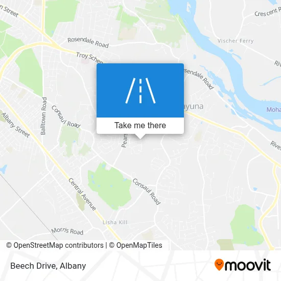 Beech Drive map