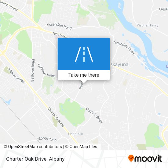 Mapa de Charter Oak Drive