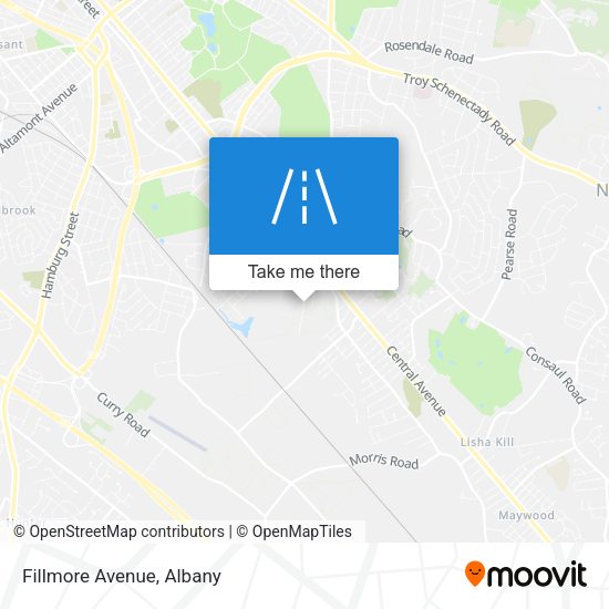 Mapa de Fillmore Avenue