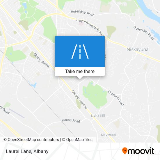 Mapa de Laurel Lane