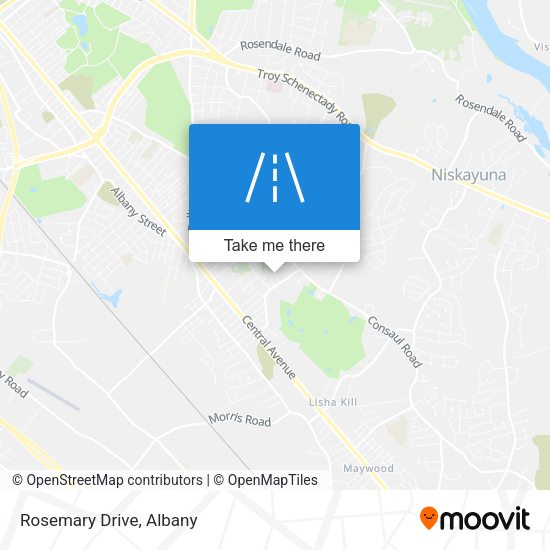 Mapa de Rosemary Drive