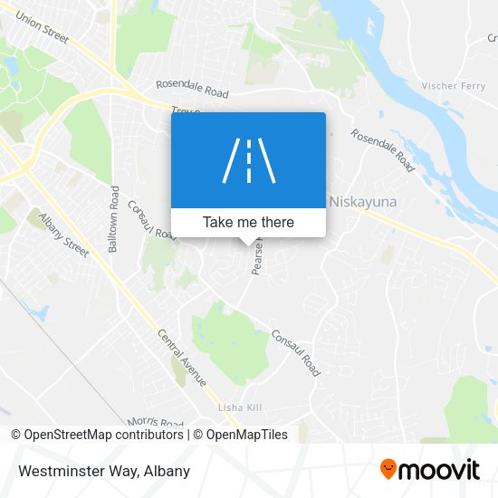 Westminster Way map