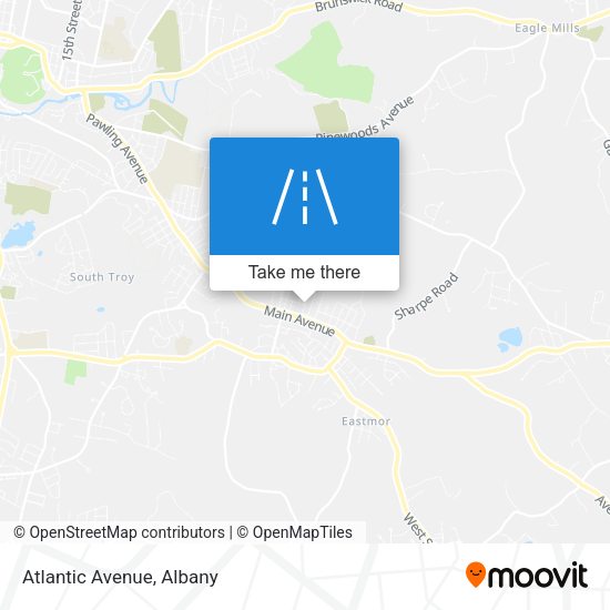 Mapa de Atlantic Avenue