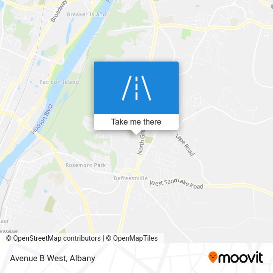 Mapa de Avenue B West