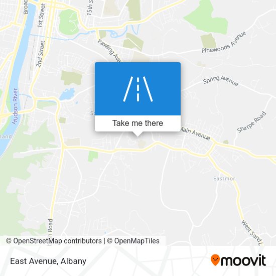 Mapa de East Avenue