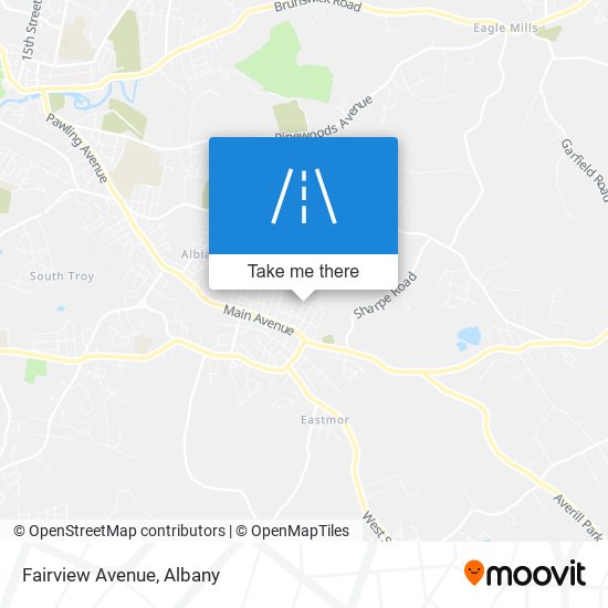 Mapa de Fairview Avenue