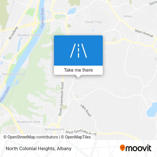 North Colonial Heights map