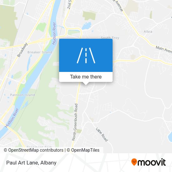 Mapa de Paul Art Lane