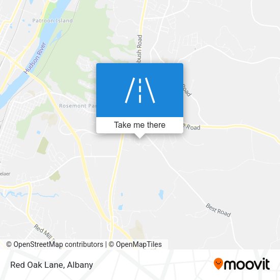Mapa de Red Oak Lane