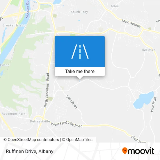 Ruffinen Drive map