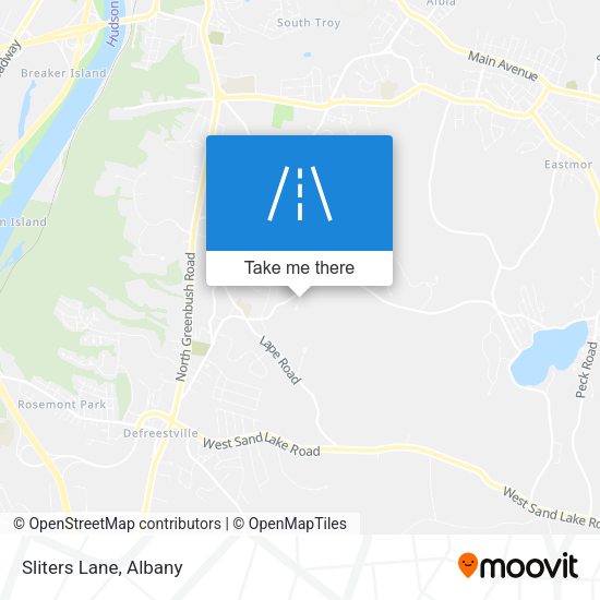 Mapa de Sliters Lane