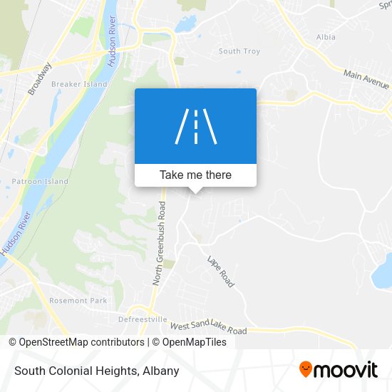 South Colonial Heights map