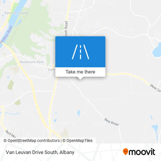 Van Leuvan Drive South map