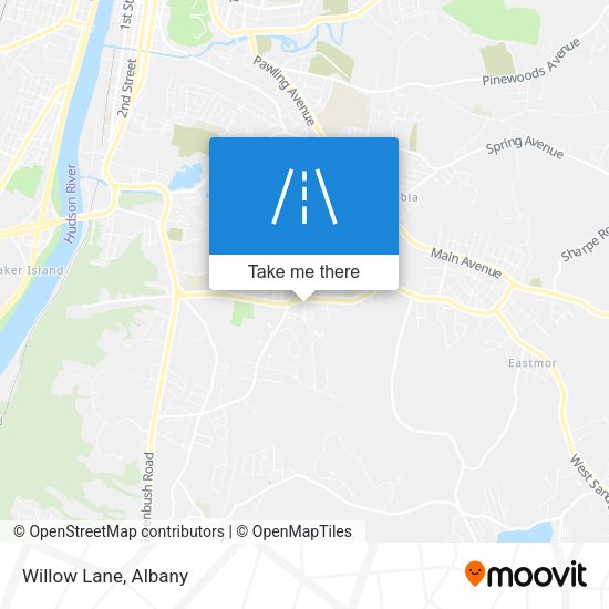 Mapa de Willow Lane