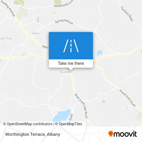 Mapa de Worthington Terrace