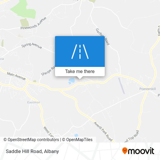 Mapa de Saddle Hill Road