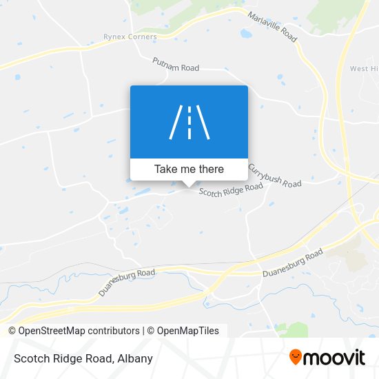 Mapa de Scotch Ridge Road