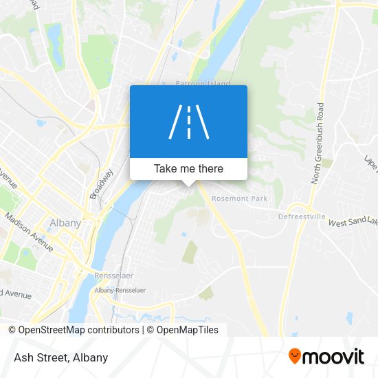 Mapa de Ash Street