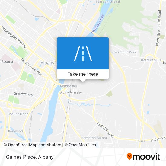 Mapa de Gaines Place