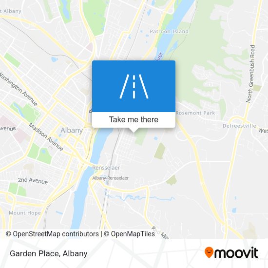 Mapa de Garden Place