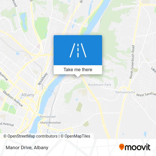 Mapa de Manor Drive