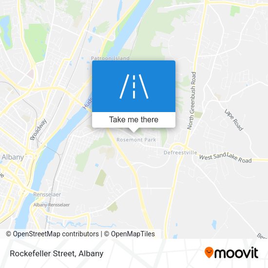 Mapa de Rockefeller Street