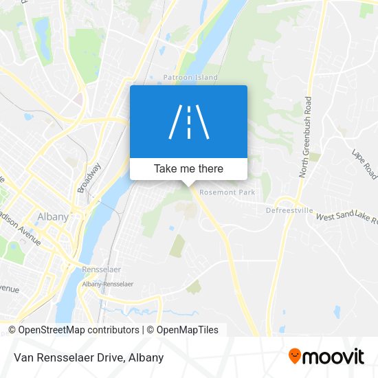 Mapa de Van Rensselaer Drive