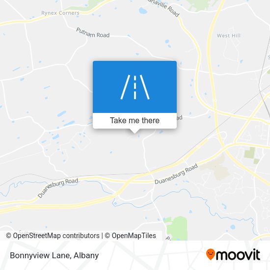 Bonnyview Lane map