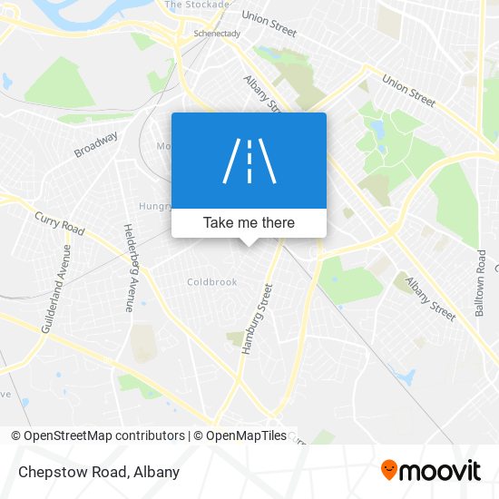 Chepstow Road map