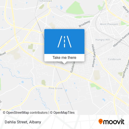 Mapa de Dahlia Street