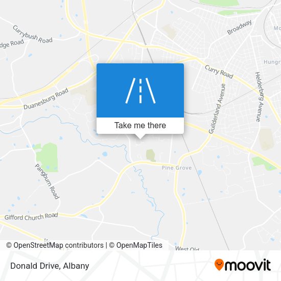 Mapa de Donald Drive