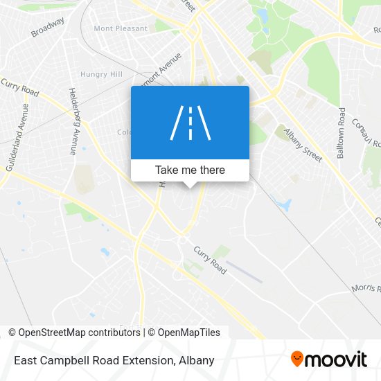 Mapa de East Campbell Road Extension